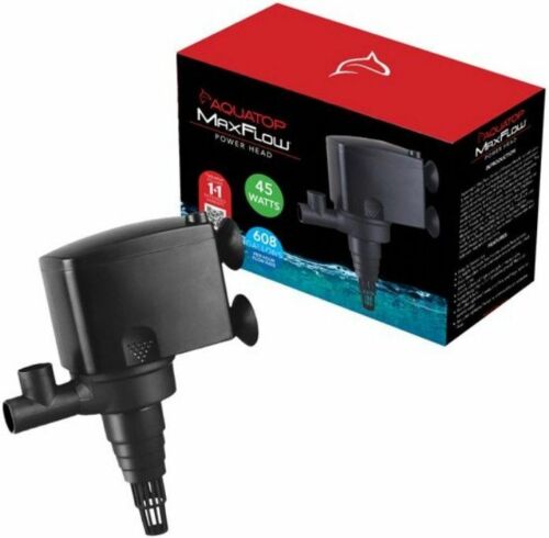 Aquatop Max Flow Power Head Aquarium Pump 221-608 GPH